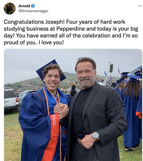 Arnold Schwarzenegger No Longer Supports His Son Joseph Baena