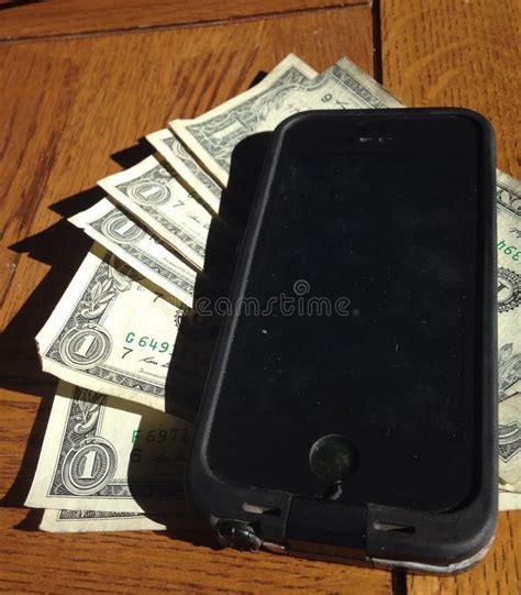 Money Phone Stock Image Image Of Phone Money Iphone 51893373