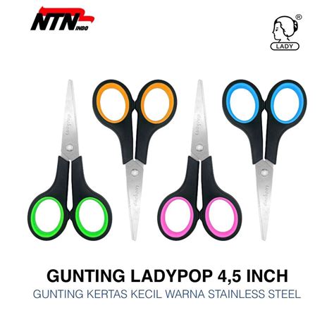 Jual Gunting Kertas Ladypop Inch Kecil Sekolah Kantor Stainless