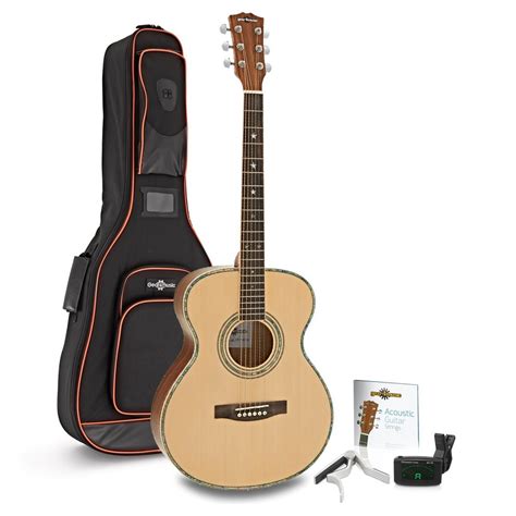 Guitarra Ac Stica Folk Deluxe Gear Music Madeira De Zebrano Conjunto