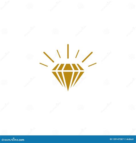 Abstract Diamond Logo Design For Jewelry Business Diamond Icon Stock