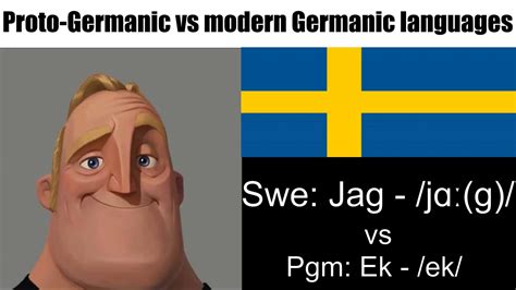 Proto-Germanic vs modern Germanic languages : r/linguisticshumor