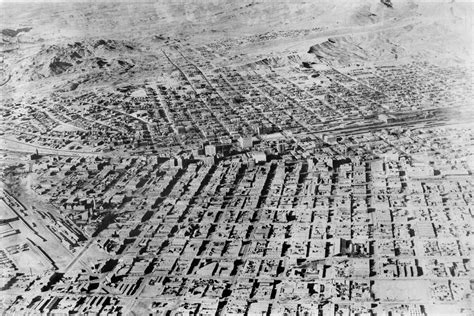 Aerial Photograph Downtown El Paso Texas 1929 Wall