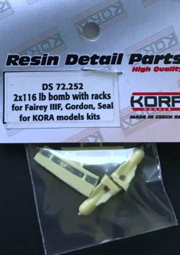 2x116lb Bombs With Racks Fairey Iiif Gordon Seal Kora Models Ds72252