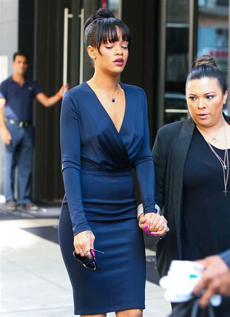 Rihanna Leaving Her Hotel In New York Hawtcelebs