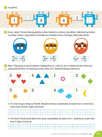 Page 51 Wielka Przygoda ćwiczenia matematyka klasa 1 część 1