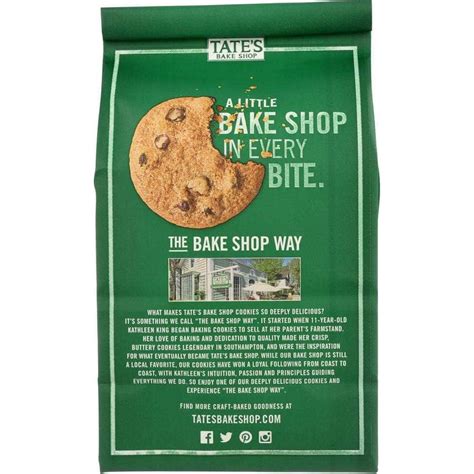 Tates Bake Shop Chocolate Chip Cookies 7 Oz Case Of 3 Shelhealth