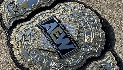 Special Look At Newly Designed Aew World Title That Will Usher In New