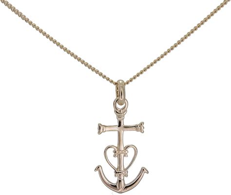 Collier Pendentif Petite Croix De Camargue Ancre Des Saintes Marie De