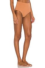 Eberjey Pique Isla Bikini Bottom In Pecan Revolve