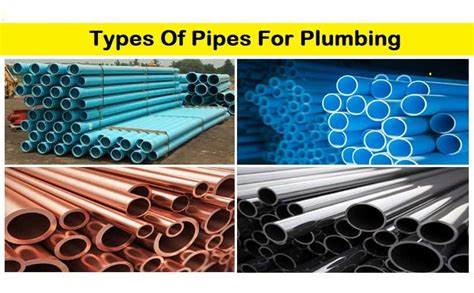 Types Of Pipes Used In Water Supply System Daily Civil