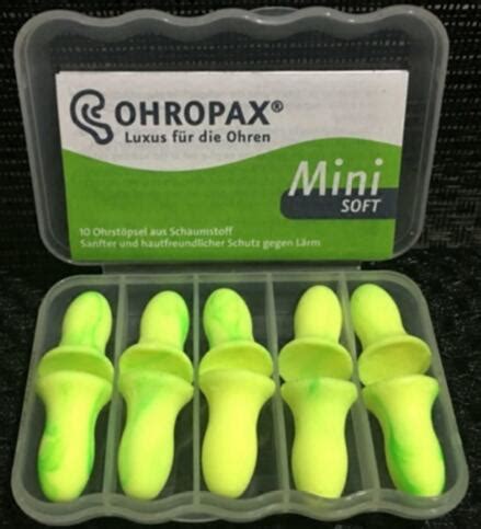 Pairs Ohropax Mini Weiche Ohrst Psel Waschbar Schaum Ohr Stecker