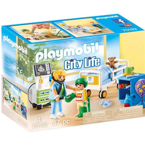 Playmobil City Life Children's Hospital Room Playset