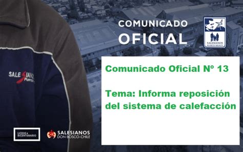 Comunicado Oficial Nº 13 Informa Sobre Reposición Del Sistema De