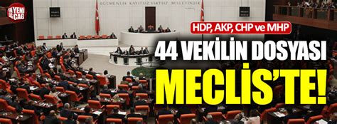 Milletvekilinin Dokunulmazl K Dosyas Mecliste