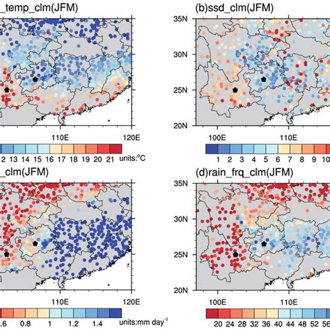 Horizontal Distributions Of Climatological A Daily Maximum Air