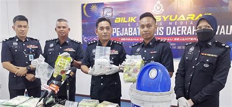 Polis Berjaya Rampas Kg Syabu Bernilai Rm