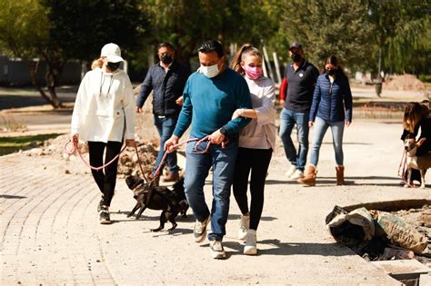 Supervisa Luis Nava la rehabilitación del parque canino en Av