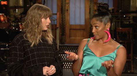 Watch Taylor Swifts Snl Promo With Tiffany Haddish