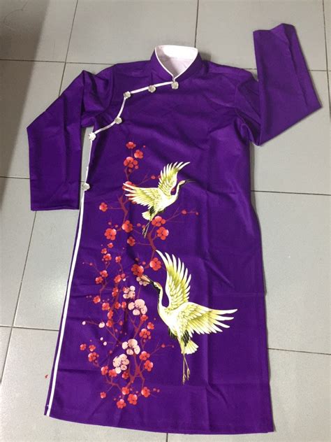 Ao Dai For Men Ao Dai Chu Re Ao Dai Nam Vietnamese Traditional Long