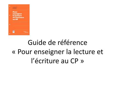 Pdf Guide De F Rence Criture Au Cp Aussi Importantes Que Les