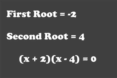 How To Find Quadratic Equation Whose Roots Are Given Tessshebaylo