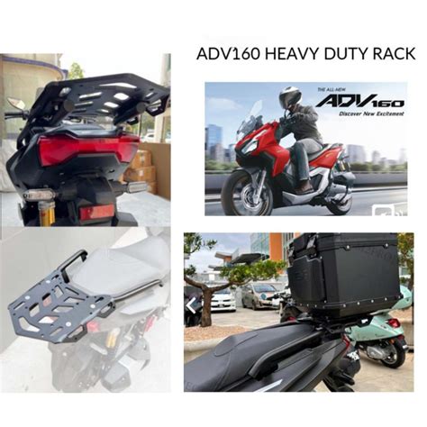 Honda ADV160 Monorack Heavy Duty TOP BOX RACK GIVI KAPPA RACK ADV 160