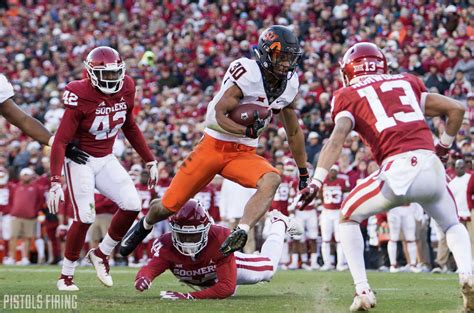 Instacap Sooners Top Cowboys In Another Bedlam Classic Pistols Firing