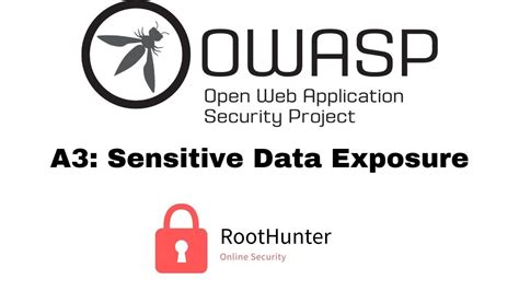 Owasp Top A Sensitive Data Exposure Youtube