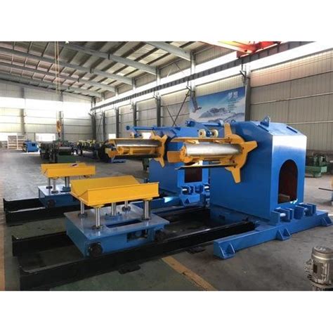 5 Ton Hydraulic Decoiler With Car In Navade Zhongtuo Roll Forming