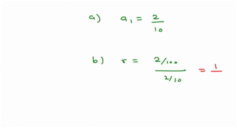 Solved The Repeating Decimal Number Can Be Written As An Infinite