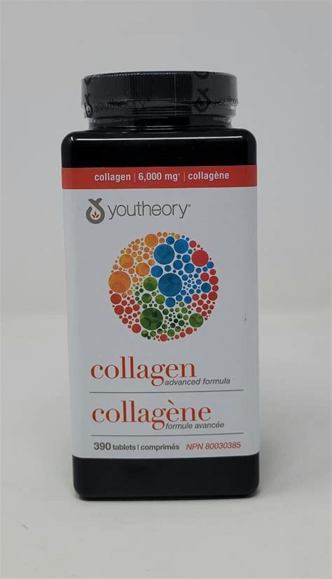 Youtheory Collagen Advanced Formula Tablets Ct You Tec Inc