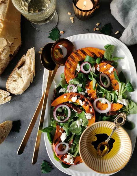 Salade Met Gegrilde Pompoen