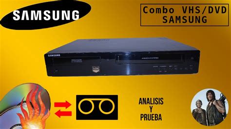 Reproductor Y Grabador DVD VHS Samsung DVD VR375 01 YouTube