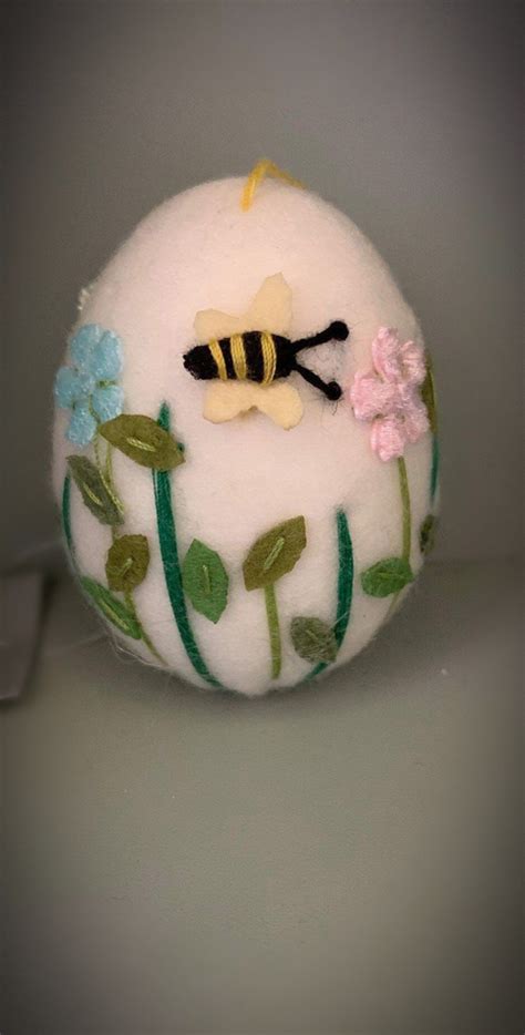 Gisela Graham Felt Ladybird Hanging Easter Egg Shop So Sophie