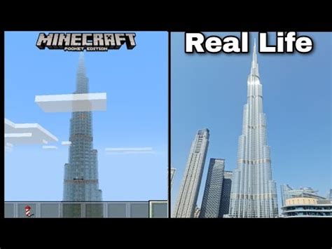 HOW TO BUILD EASILY BURJ KHALIFA IN MINECRAFT YouTube