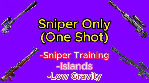 Sniper Only One Shot Mode By Lasseone Fortnite