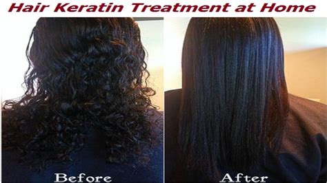 Hair Keratin Treatment At Home For Dry Damaged And Frizzy Hairs Youtube