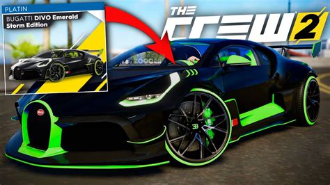 HOW TO GET Bugatti Divo Emerald Storm Edition The Crew 2 YouTube