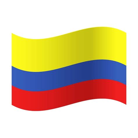 Bandera De Colombia Vector Premium