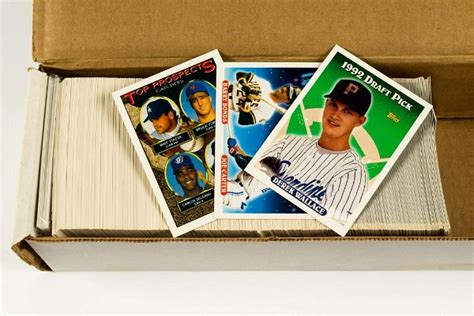 16 Boxes Near Complete Baseball Card Sets