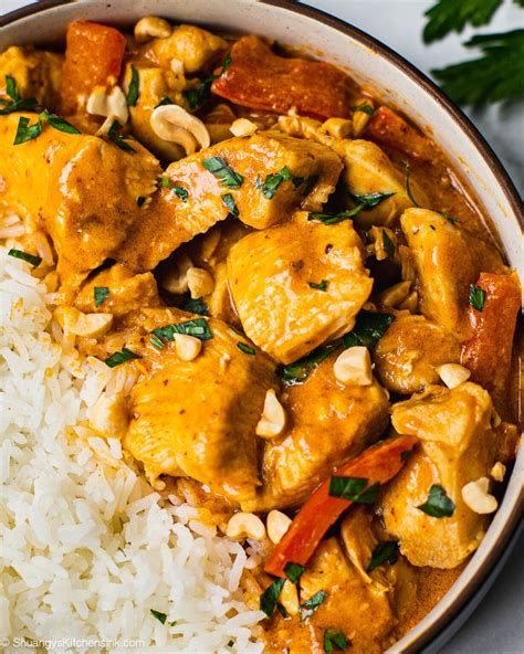 Thai Peanut Chicken Curry 20 Minutes Shunagys Kitchen Sink