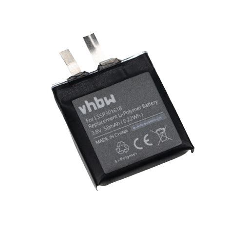 Vhbw batterie compatible avec TomTom laptop 58mAh 3 8V Li Polymère