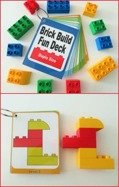 Brick Build Fun Deck Digital Download Lego Duplo Size