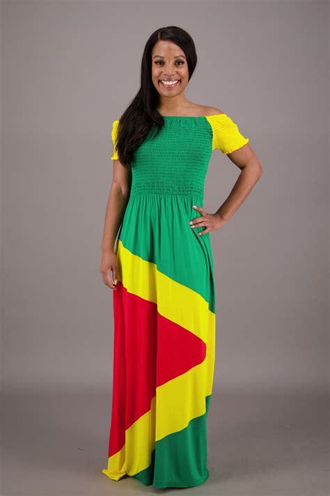 Reggae Sunrise Rasta Maxi Dress Rasta Color Dress Advance Apparels Inc