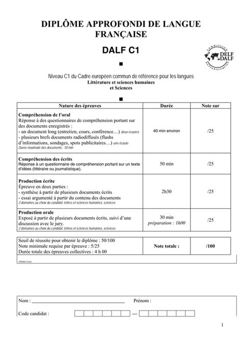 Dalf C1 Exemple2 PDF