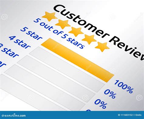 5 Star Rating Review Stock Illustration Illustration Of Five 111603152