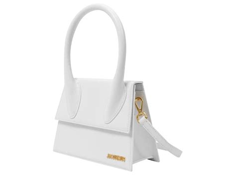 Jacquemus Le Grand Chiquito Bag In White Leather Ref Joli Closet