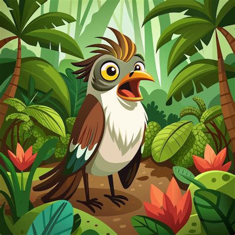 Premium Vector Alder Flycatcher Bird Stupid Looks Jungle Jar Vector
