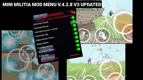 Mini Militia V Mod Menu V By Star Gamerz Link In Description